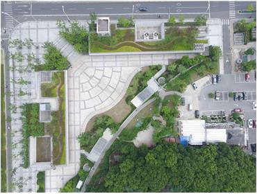無錫地鐵2號(hào)線靖海公園站下沉廣場(chǎng)景觀綠化工程